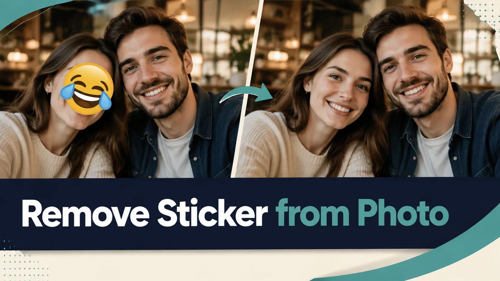 How to Remove a Sticker from a Photo